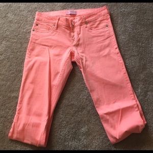 Express | Skinny Pants Bright Salmon